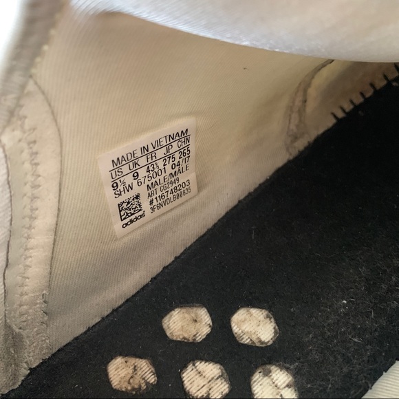 Men’s Adidas NMD_R1 White w/Navy size 9.5 - Picture 4 of 6